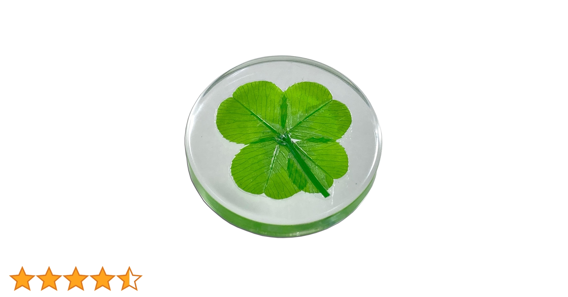 限定1✨幸運を呼ぶ 本物四葉クローバー＆金箔 Amazon.co.jp: 本物四葉のクローバー 《Good Luck Pocket Token